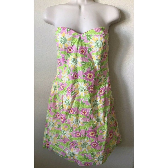 Lilly Pulitzer Pnk Alligator Frisky Business Dress